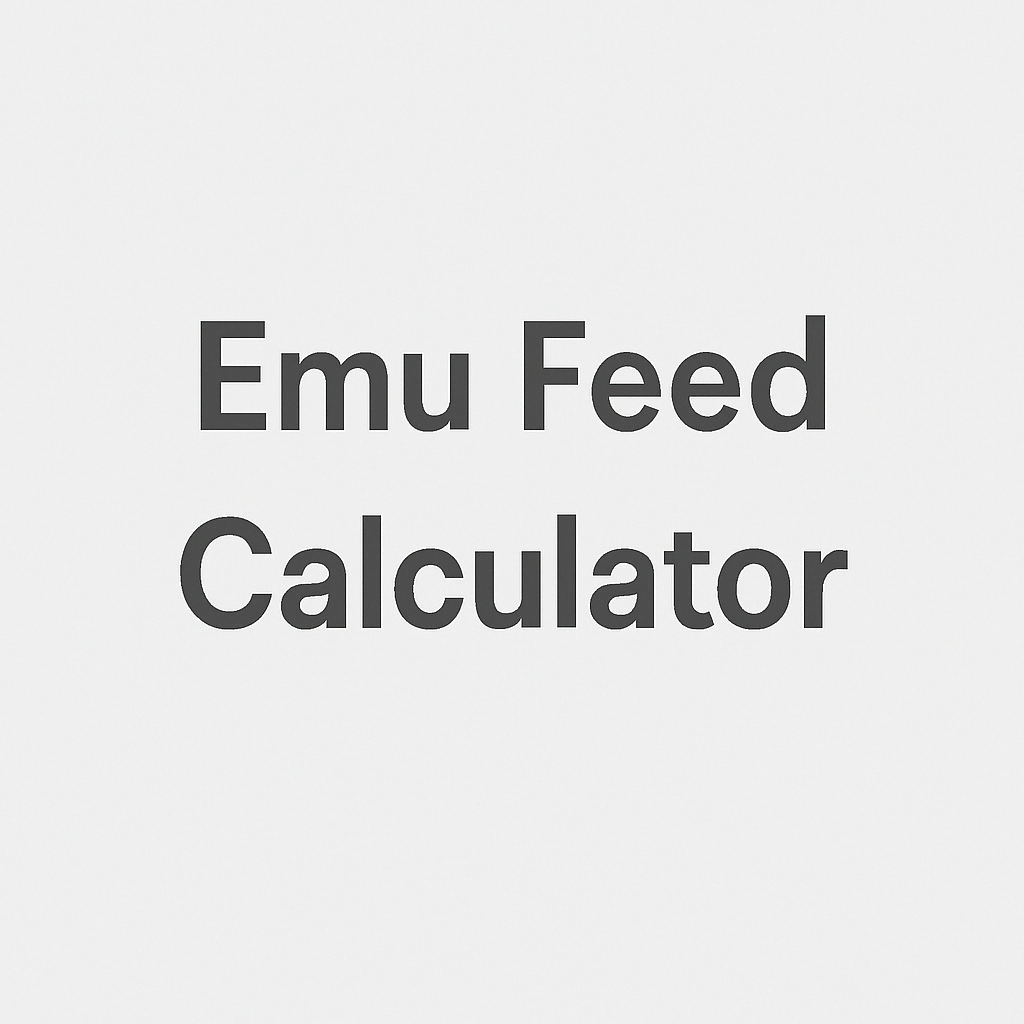 Emu Illustration